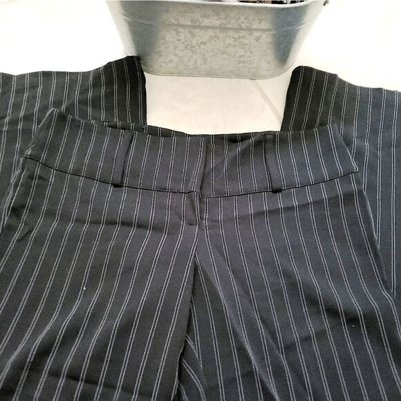 V&X juniors formal black slack pants with white stripes - Picture 3 of 16